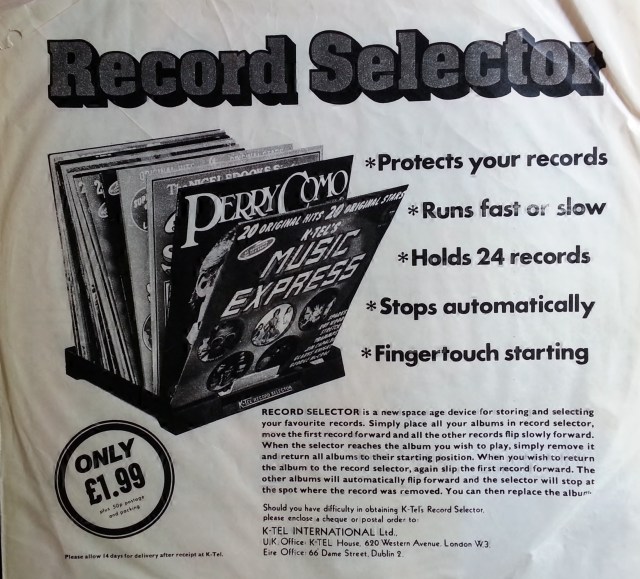 K-Tel Automatic Record Selector - for when you're too relaxed to flick