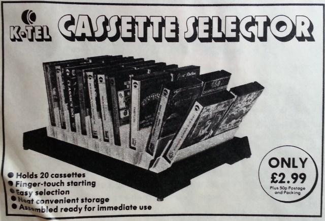 K-Tel Automatic Cassette Selector - for the higher-class host